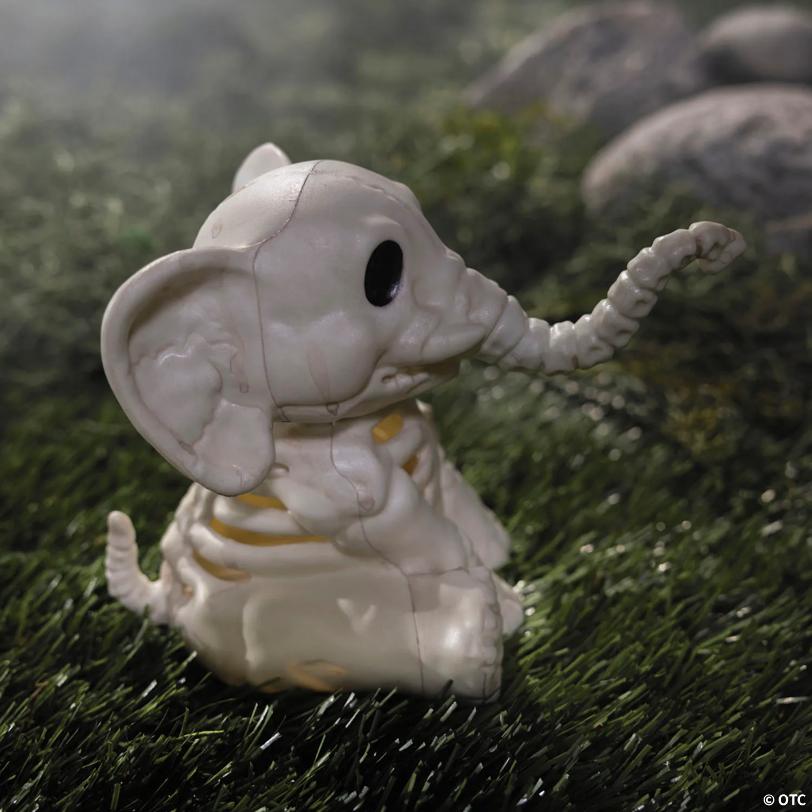 5" Elephant Skeleton Halloween Decoration