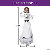 5 Ft. 6" Animated Rolling Wind-Up Doll Halloween Decoration