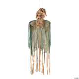 5 Ft. 6" Hanging Skeleton Witch Animated Prop Halloween Decoration