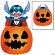 5 Ft. Airblown® Inflatable Animated Lilo & Stitch™ Vampire Stitch with Jack-O'-Lantern Halloween Outdoor Yard Decoration