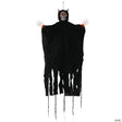 5 Ft. Hanging Light-Up Evil Skeleton with Horns Halloween Decoration