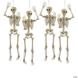5 Ft. Life Size Posable Skeleton Halloween Decorations - 4 Pc.