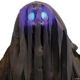 5 Ft. Light-Up Hanging Spooky Ghost Posable Halloween Decoration