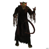 5 Ft. Mangey Rat Animated Prop Standing Halloween Decoration
