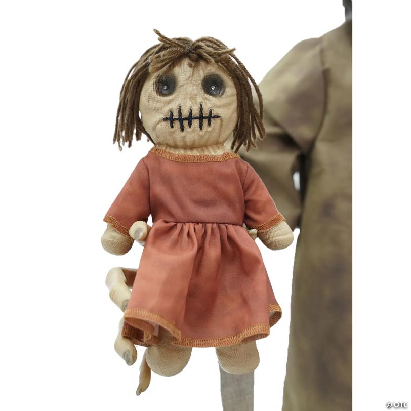 5 Ft. Maniac Mary in a Straitjacket with Doll Halloween Decoration