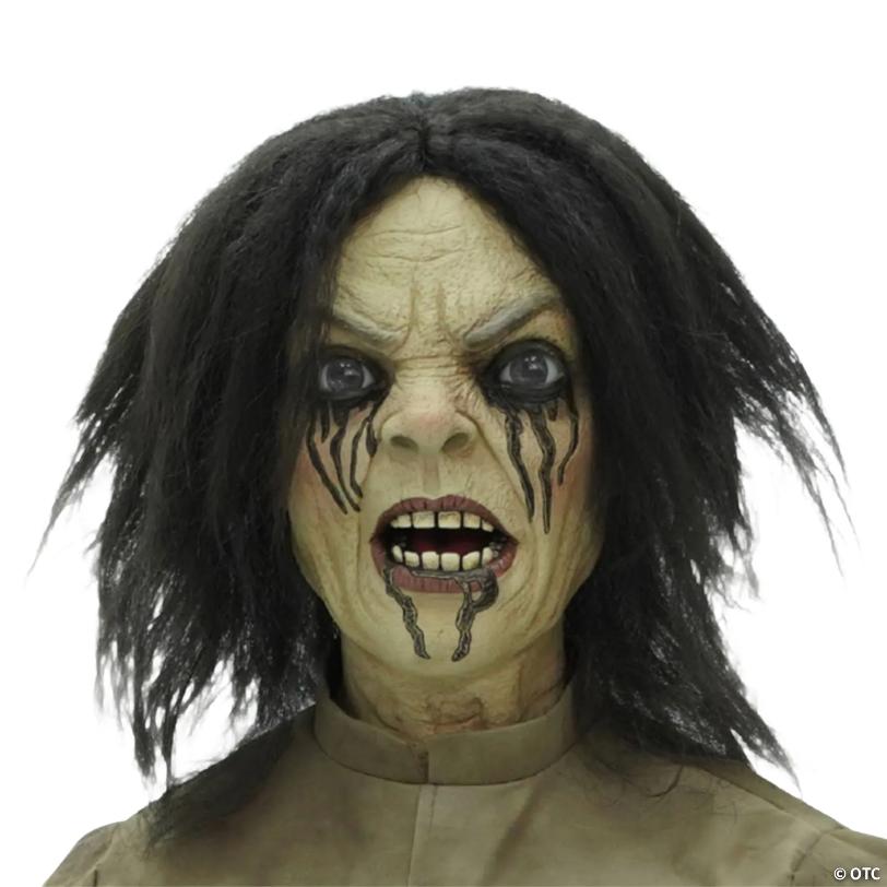 5 Ft. Maniac Mary in a Straitjacket with Doll Halloween Decoration
