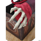 5 Ft. Skeleton Clown Mechanical Jack-in-the-Box Halloween Decoration