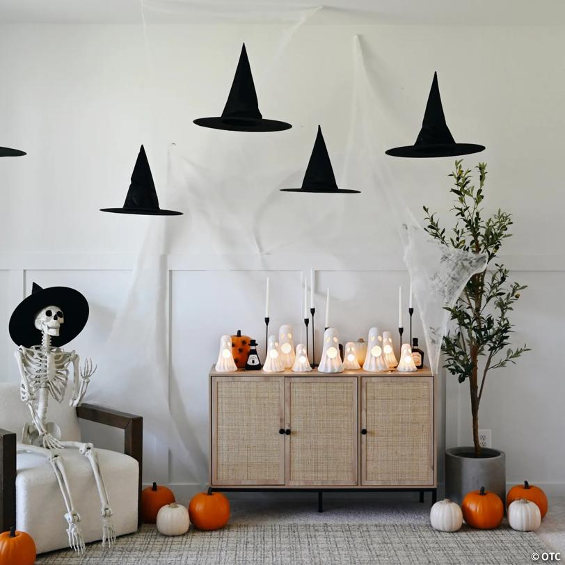 5 Ft. Skeleton Pose & Hold Plastic Halloween Decoration