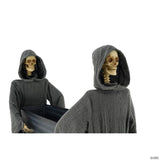 5 Ft. Two Skeleton Reapers Carrying a Coffin Halloween Decoration