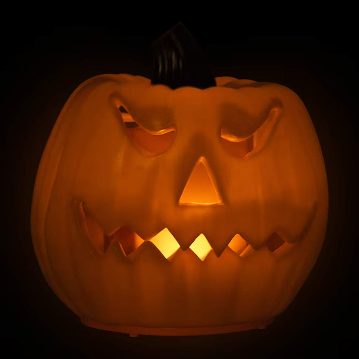 Northlight 9.75in Tabletop Lighted Jack-O-Lantern Window Cling Motion Activated Halloween Decor