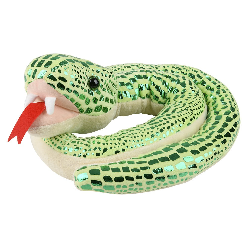 Metallic Snake Plush 54"