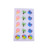 Beach Edible Cake Cupcake Topper Sugars 15 Count