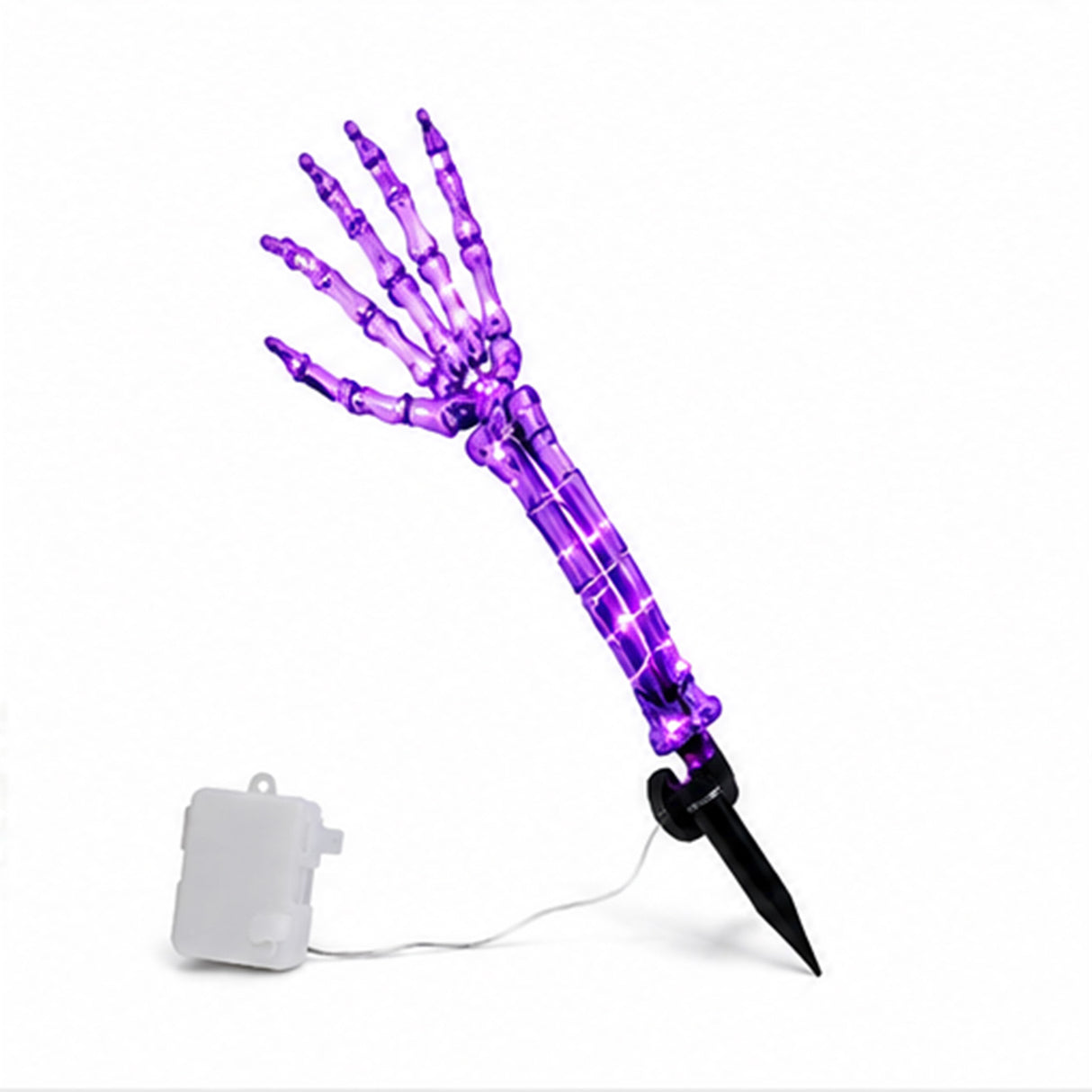 2 Pair Purple Light Ghost Hands Halloween Decoration
