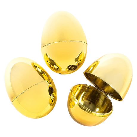 Metallic Gold Easter Eggs (1 DZ)