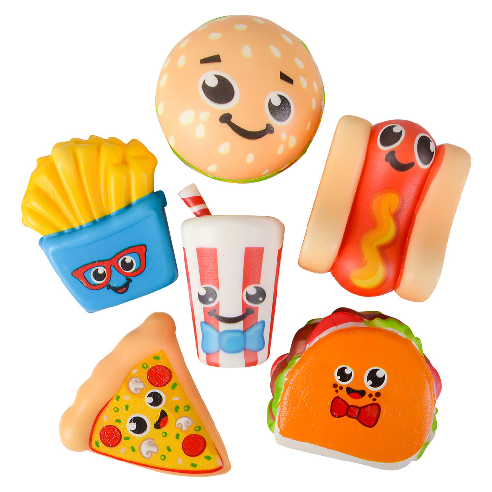 Squish Fast Food Fidget Toys (1 DZ)