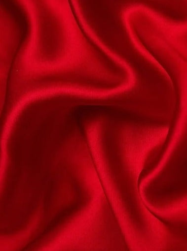 Stretch Silk Charmeuse Red