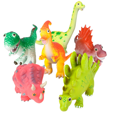 Dinosaur Bath Buddies (6 Assorted)