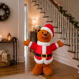 6FT Plush Teddy Bear Christmas Holiday Yard Decoration