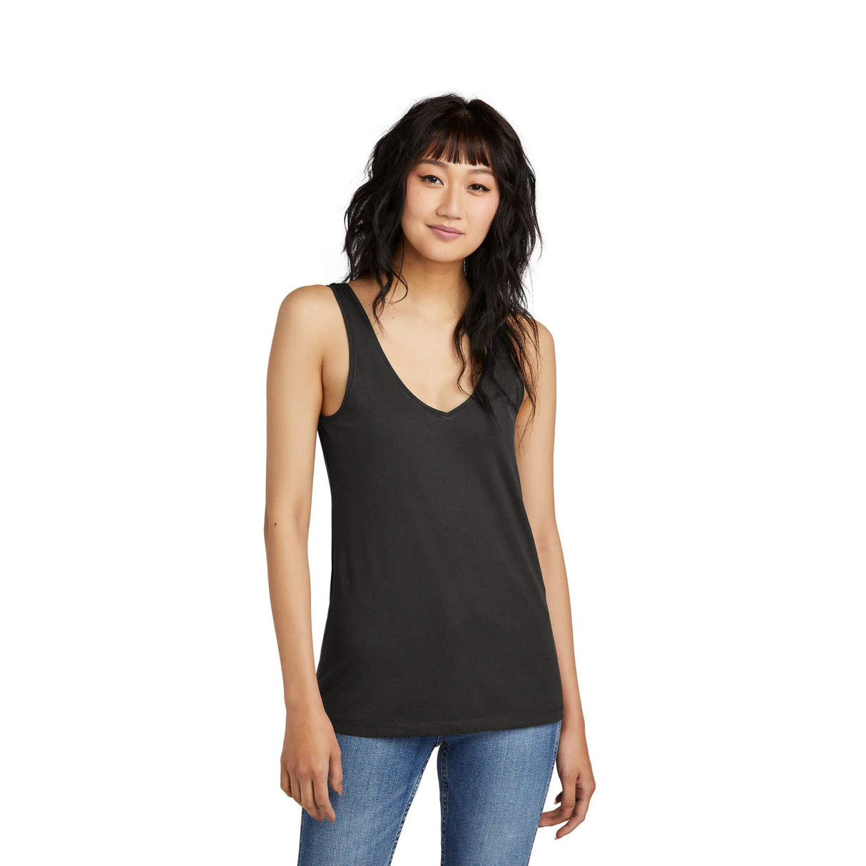 District® Women's Perfect Blend CVC V-Neck Tank