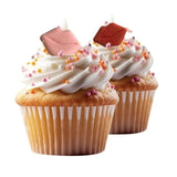 Edible Valentines Cake Decorations Red & Pink Lips