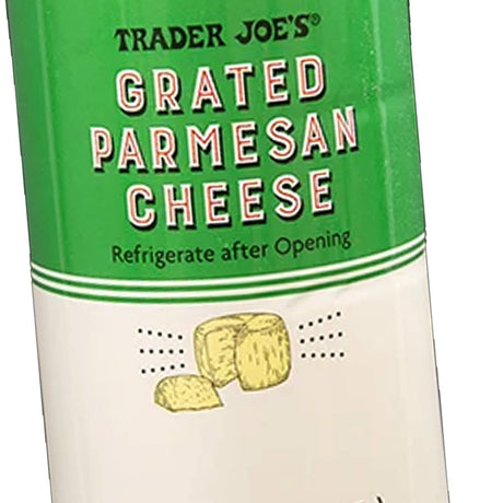 Trader Joe's Grated Parmesan Cheese Authentic & Flavorful 8 Oz