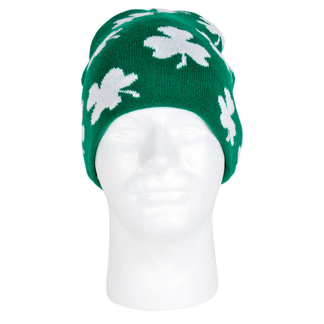 Shamrock Knit Beanie Hat