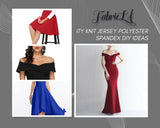 Royal Blue ITY Polyester Spandex Fabric