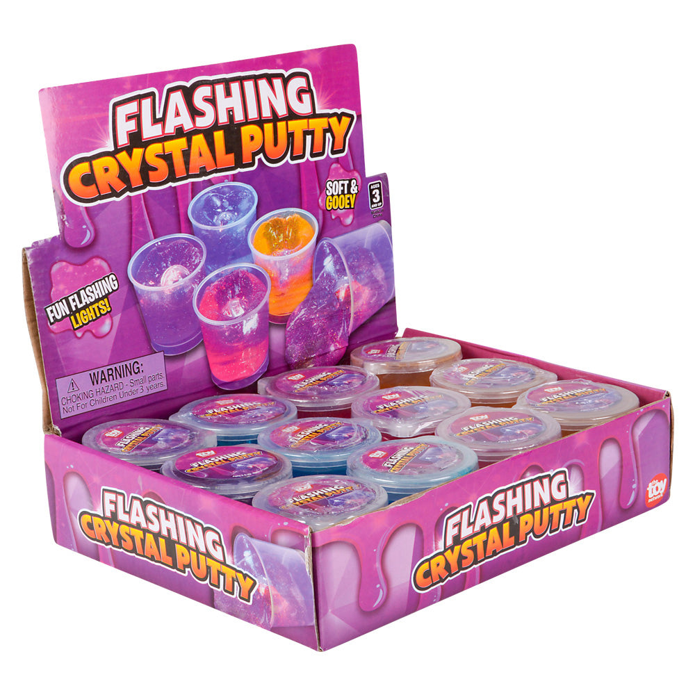 Flashing Crystal Putty (12 Pc Display)