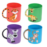 Zoo Animal Mugs (12 Pc Display)