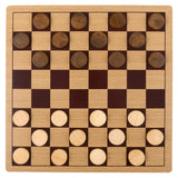 Wooden Checkers 10" (1 Box)