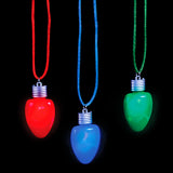 Light-Up Christmas Bulb Necklace (1 DZ)