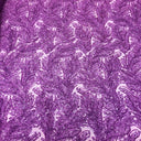 Floral Sequin Lace Fabric 52" Wide Polyester