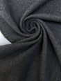 Bonded Gray Tweed Wool Fabric
