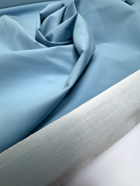 Blue Polyester Cotton Woven