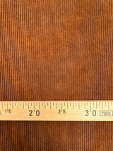 Brown Polyester Corduroy