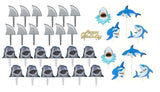 Medium Shark Cupcake Kit (ideal for 32 cupcakes)