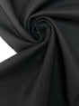 Black Wool Bonded Wool Fabric