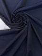 Italian Changeant Wool Polyamide Fabric Blue Black