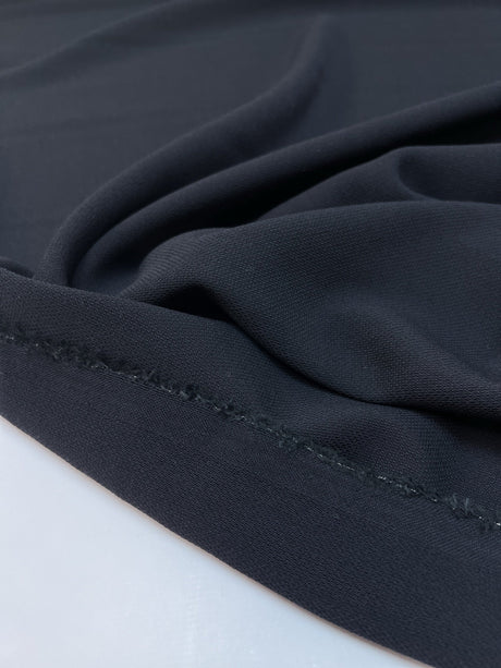 Wool Crepe Fabric Blue