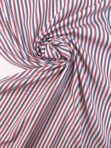 Cotton Poplin Striped Fabric