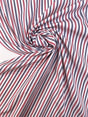Cotton Poplin Striped Fabric