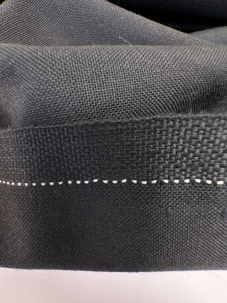 Wool Polyamide Plain Gray Suiting