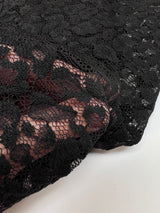 Black Animal Lace