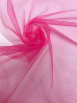 Pink Polyamide Mesh Fabric