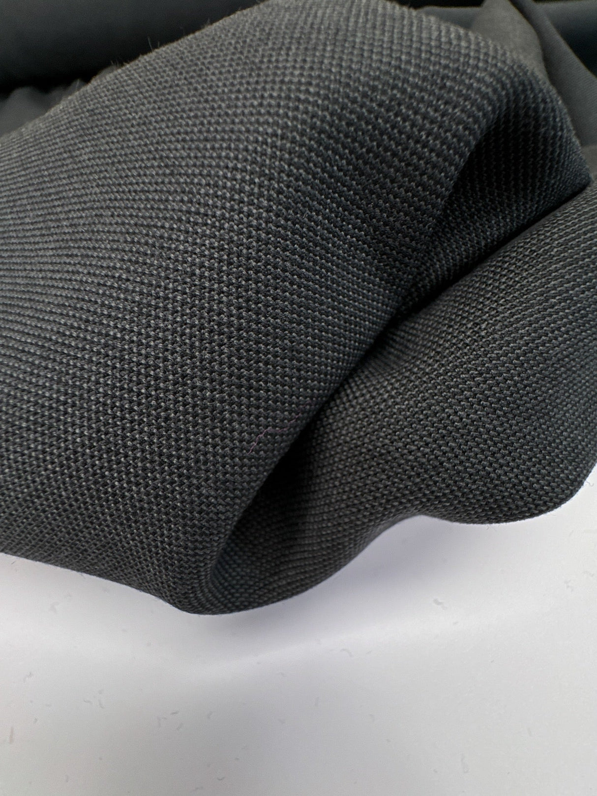 Gray Wool Polyamid Suit Fabric