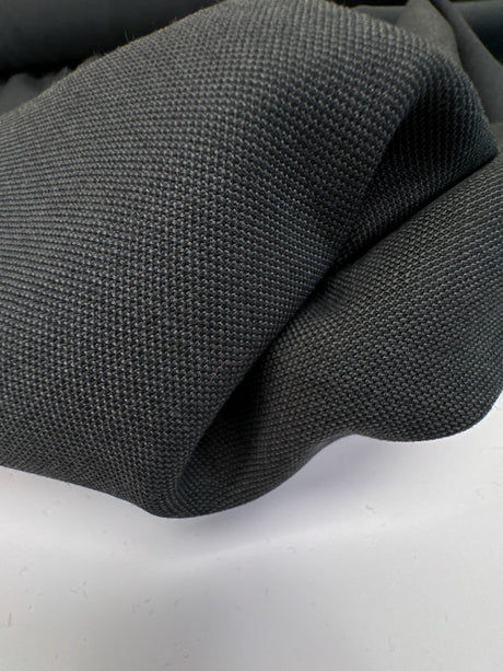 Gray Wool Polyamid Suit Fabric