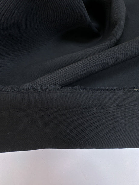 Polyester Plain Woven Black Fabric