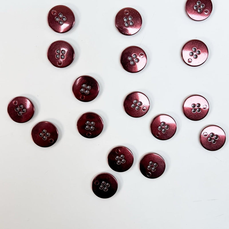 Metal Shades Of Red Sewing Notions