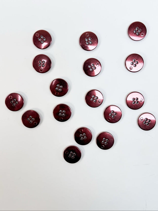 Metal Shades Of Red Sewing Notions