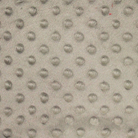 Minky Dimple Dot Faux Fur Fabric - 100 Percent Polyester, Embossed Dimple Dot, 60" Width (1 Yard)